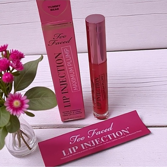 🪷 NIB Too Faced Yummy Bear Lip Injection Maximum Plump - Picture 1 of 12